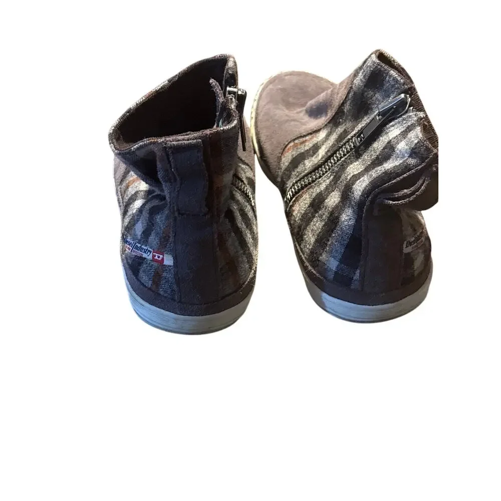 Diesel men’s multicolor suede Trainers size 8 US
